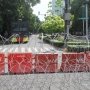 Capres - Cawapres Ambil Nomor Urut, Jalan Imam Bonjol KPU Ditutup