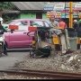 Penumpang Selamat, Penarik Becak Tewas Ditabrak Kereta
