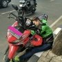 Potret Driver Ojek Online Tidur di Sembarang Tempat