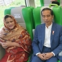 Presiden Jokowi Salat Id di Kebun Raya Bogor