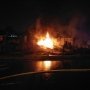 DUAARR! Bengkel Motor di Bogor Meledak dan Terbakar