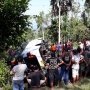 Bus Kramat Jati Terguling di Bandung Makan Korban, Sopir Bus Kabur