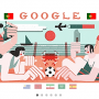Doodle Hari ke-7 Piala Dunia: Warna Peach Cantik