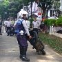HUT DKI Jakarta, Puluhan Motor di Trotoar DPRD Diangkut Petugas