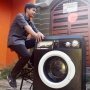 Unik, Mahasiswa UMM Ciptakan Mesin Cuci Gowes Tanpa Listrik