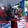 Gatotkaca Pimpin Spiderman Cs Serbu TPS 1 Gayam Pilkada Jateng