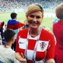 Suporter Cantik Ini Ternyata Presiden Kroasia