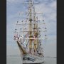 KRI Dewaruci, Pembawa Obor Asian Games 2018 Tiba di Makassar