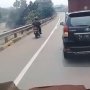Motor Masuk Tol, Pengamat : Terhempas Angin Kencang Pasti Oleng