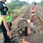 Tidur di Rel, Kepala dan Tangan Hilam Putus Terlindas Kereta