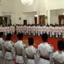 Jokowi Mengukuhkan 68 Pelajar SMA Jadi Anggota Paskibraka