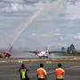 Kemarin, Malindo Air Mendarat Pertama Kali di Bandara Silangit