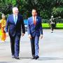 Disambut Pasukan Berkuda, Jokowi Terima PM Australia