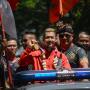 Raih Emas Asian Games, Pesilat Indonesia Diarak Keliling Kota