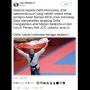 Tweet #AsianGames2018 Tembus 12 Juta