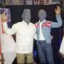 Miniatur Jokowi - Prabowo Rangkulan di Pameran Mainan JIEXPO