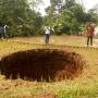 Diameter Lubang Misterius di Sukabumi Terus Bertambah