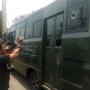 Bawa Suporter Persib Bandung, Bus TNI Rusak Dilempari Batu