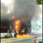 Gardu Tol Penjompongan Depan Gedung BPK Kebakaran