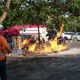 Pipa Gas PGN yang Terbakar di Palembang Dekat Rumah Sakit