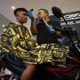 Unik: Cukur Rambut di Jok saat Launching CBR150R Street Fire