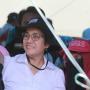 Viral Sri Mulyani Pakai Topi Kalimat Tauhid Bersama Korban Gempa