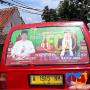 Setelah Jokowi Bermahkota Raja, Sekarang di Iklan Kaca Angkot