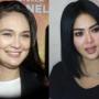 Pakai Outer Bulu, Lebih Modis Gaya Syahrini atau Luna Maya?