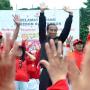 Di Kala Jokowi Senam Tera di Kebun Raya Bogor