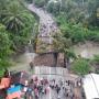 Jalan Nasional Ambruk, Kota Padang - Bukittinggi Sumbar Putus