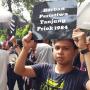 JK Kabur Saat Didemo Keluarga Korban dan Aktivis HAM