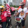 Ikut Konvoi Persija Juara Liga 1 2018, Wawan Kayuh Sepeda Ontel