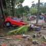Diterjang Tsunami, 16 Orang Rombongan RSUD Tarakan Hilang di Pantai Carita