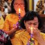 Isak Tangis Warnai Ibadah Natal di Gereja Korban Tsunami Selat Sunda