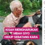 Viral, Kisah Kakek yang Hidup Sebatang Kara dan Sakit Tulang Belakang