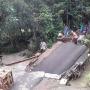 Dihantam Luapan Air Sungai, Jembatan di Pandeglang Roboh