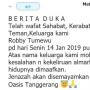 Aktor Senior Robby Tumewu Meninggal Dunia