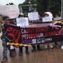 Aksi depan Istana, AJI Jakarta Desak Jokowi Cabut Remisi Pembunuh Jurnalis