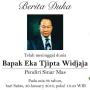 Eka Tjipta Widjaja Sang Pendiri Sinar Mas Group Wafat