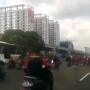 Heboh! Gerombolan Pemotor Diduga Buruh Masuk Tol Dalam Kota