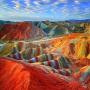 Menengok Indahnya Pegunungan Pelangi Danxia, Dijuluki Paletnya Tuhan yang Muncul dari Dasar Laut