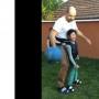 Video Mengharukan, Ayah Bantu Anaknya yang Alami Cerebral Palsy Main Bola