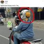 Inovatif, Tips Pakai Helm untuk yang Bersanggul Ini Kocak Abis