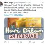 Tagar #HariDilan Ceriakan Lini Masa Twitter