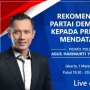 AHY Akan Pidato Politik Rekomendasi dari Demokrat untuk Prabowo, Besok