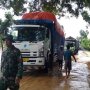 Dampak Banjir Madiun, Jalur Ngawi-Caruban Tertutup Untuk Truk Besar