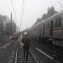 Lima Gerbong KA 1722 Dievakuasi Ke Dipo Depok