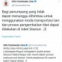Anjlok, PT KCI Himbau Penumpang KRL Cari Alternatif Kendaraan