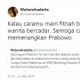 Viral Prabowo Anti Cadar, Mahendradatta Klaim Akan Naikkan Elektabilitas