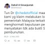 Dahnil ke Mahathir: Maafkan Pemerintah Kami Klaim Lobi Bebaskan Siti Aisyah